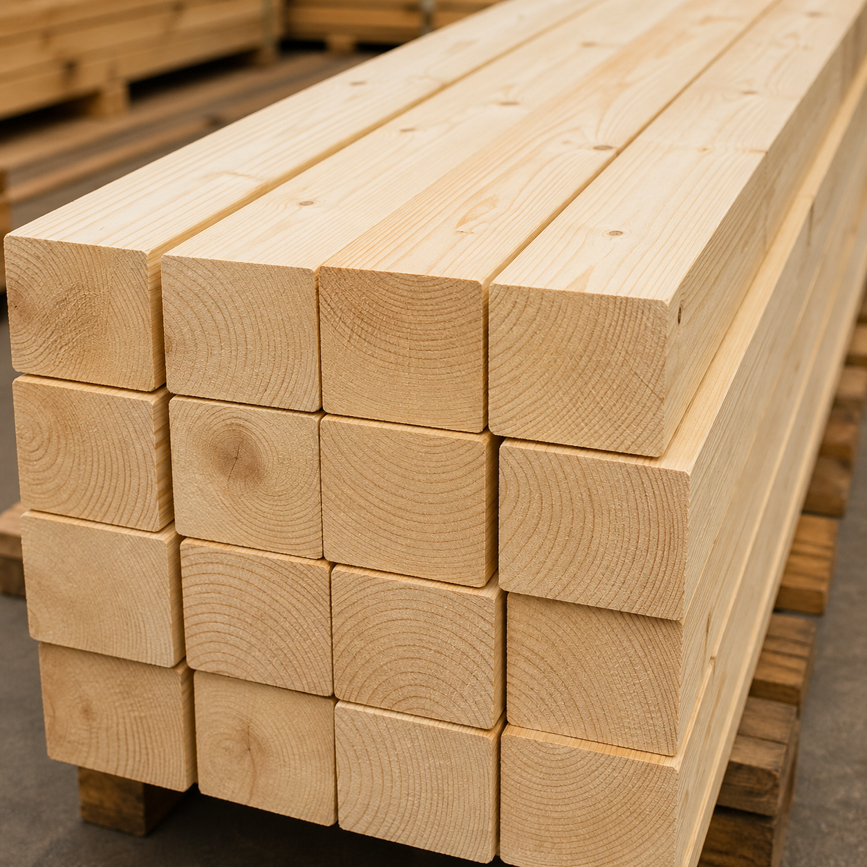 Planed Pine Timber Beam (Structural)